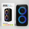 Bocina Portatil de 40W * Sonido Potente * Bluetooth * USB * FM * Luces RGB * Y más