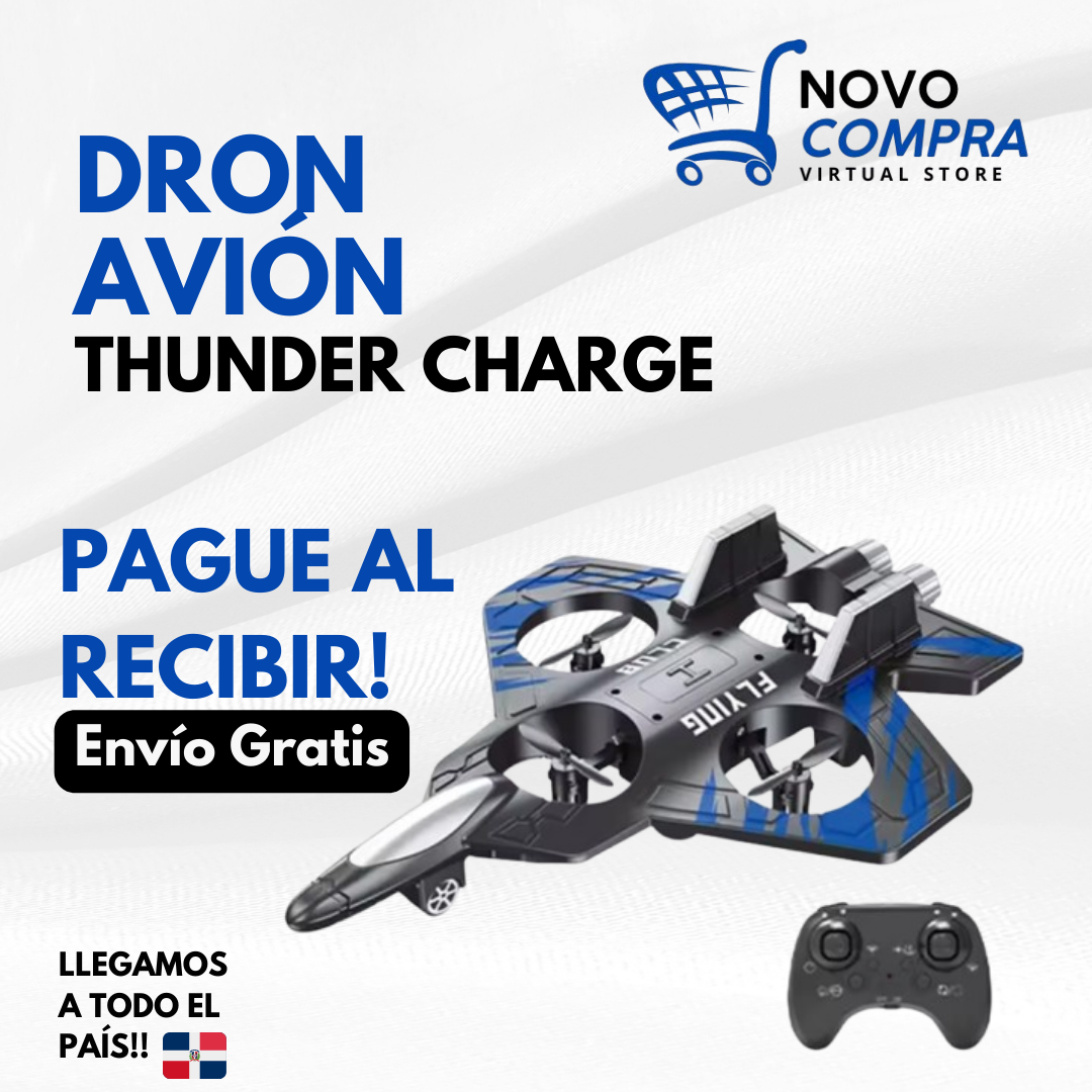 Dron Avión Thunder Charge | El Avión que Vuela Como un Dron y Divierte Como un Juguete